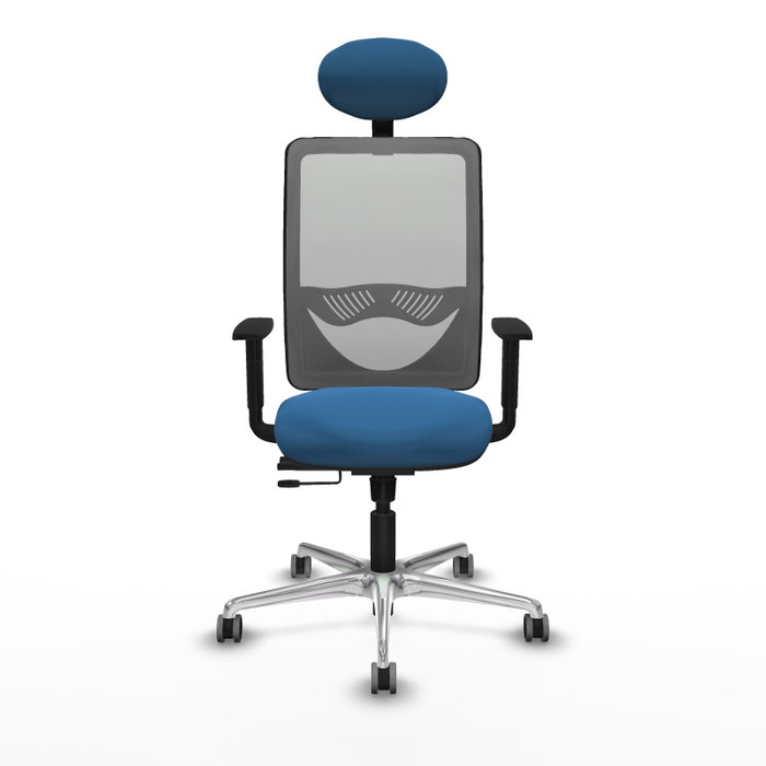 PIQUERAS Y CRESPO Silla de oficina Zulema Azul claro/Gris PIQUERAS Y CRESPO Silla de oficina Zulema Azul claro/Gris