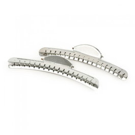 Bifull Pack de 6 Pinzas Grapa para Ondas Plata