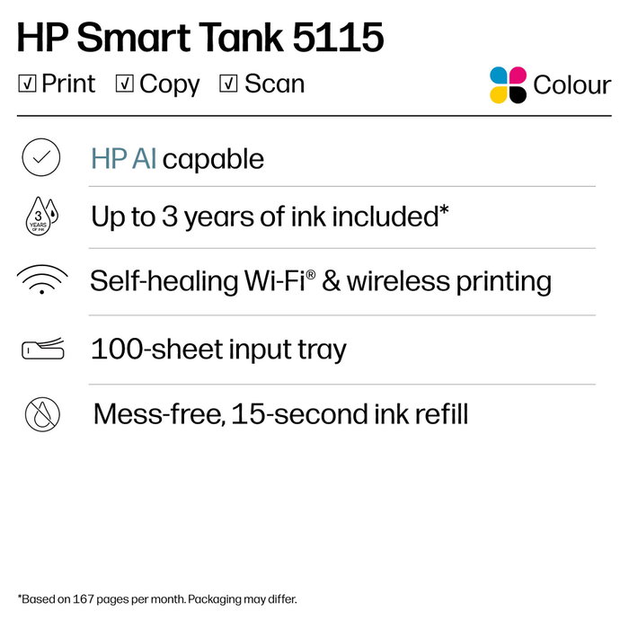 HP Smart Tank 5115 Gris