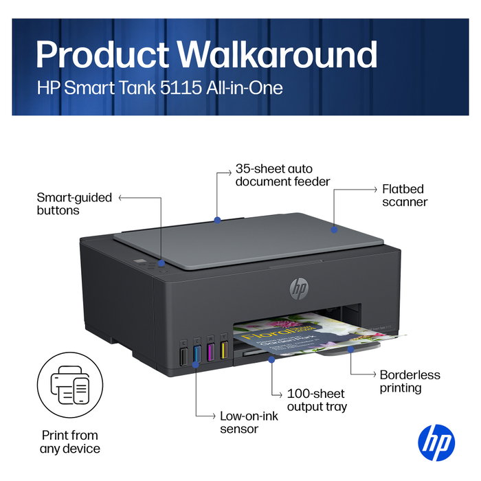 HP Smart Tank 5115 Gris