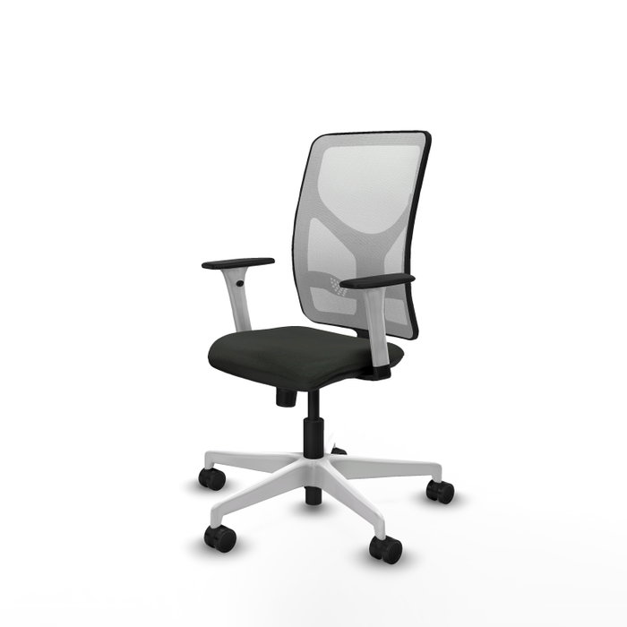 PIQUERAS Y CRESPO Silla de oficina Motilla con mecanismo Sincro, Negro y Blanco PIQUERAS Y CRESPO Silla de oficina Motilla con mecanismo Sincro, Negro y Blanco