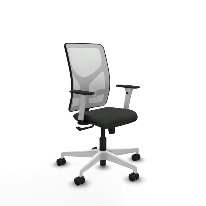 PIQUERAS Y CRESPO Silla de oficina Motilla con mecanismo Sincro, Negro y Blanco PIQUERAS Y CRESPO Silla de oficina Motilla con mecanismo Sincro, Negro y Blanco