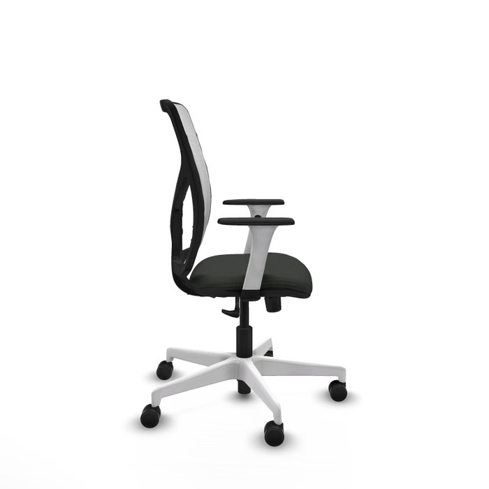 PIQUERAS Y CRESPO Silla de oficina Motilla con mecanismo Sincro, Negro y Blanco PIQUERAS Y CRESPO Silla de oficina Motilla con mecanismo Sincro, Negro y Blanco
