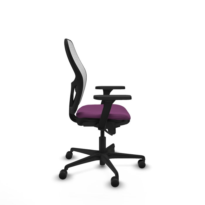 PIQUERAS Y CRESPO Silla de oficina Jorquera con mecanismo Sincro, Morado y Blanco PIQUERAS Y CRESPO Silla de oficina Jorquera con mecanismo Sincro, Morado y Blanco