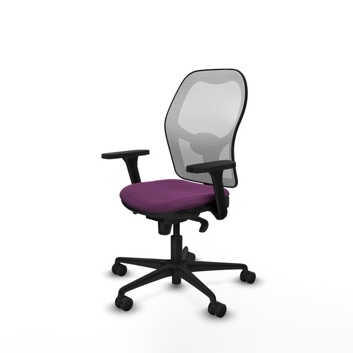 PIQUERAS Y CRESPO Silla de oficina Jorquera con mecanismo Sincro, Morado y Blanco PIQUERAS Y CRESPO Silla de oficina Jorquera con mecanismo Sincro, Morado y Blanco