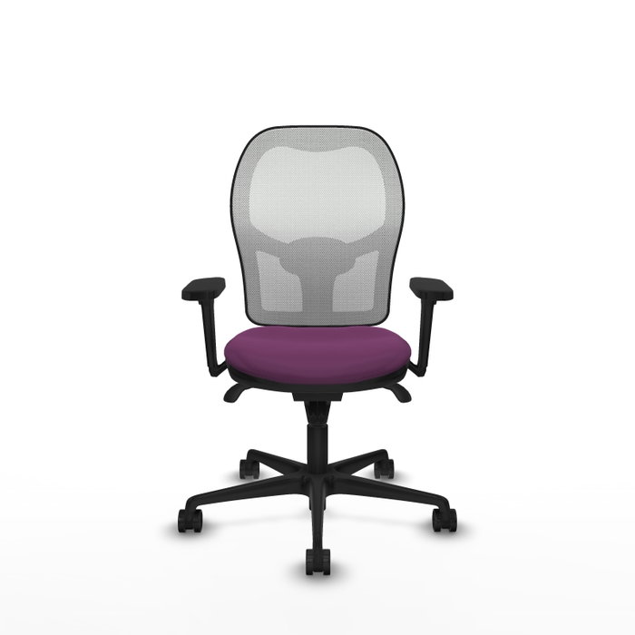 PIQUERAS Y CRESPO Silla de oficina Jorquera con mecanismo Sincro, Morado y Blanco PIQUERAS Y CRESPO Silla de oficina Jorquera con mecanismo Sincro, Morado y Blanco