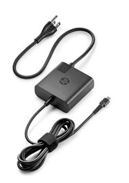 HP USB Type-C, 1.7 A at 90 VAC and maximum load, 47 to 63 Hz, 65 W, < 8.0 A Cargador