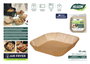 Inde Set 30 Bases Papel Airfryer Cuadradas 24 cm (24 Unidades)