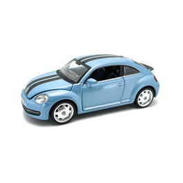 MSZ Volkswagen Beetle The Beetle D00408 Coche a Escala 1:31 de Metal Pull-Back, Color Azul
