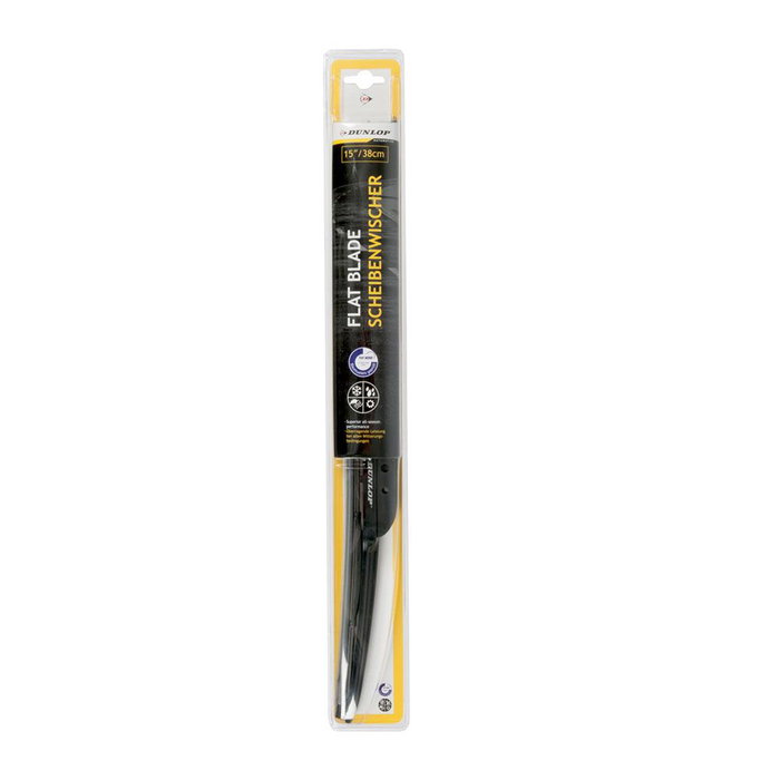 Dunlop Escobilla limpiaparabrisas universal flat blade 15 pulg / 38 cm Dunlop Escobilla limpiaparabrisas universal flat blade 15 pulg / 38 cm