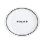Plato Llano Luminarc Friends Time Bistr Blanco/Negro Vidrio Ø 30 cm Carne (12 Unidades)