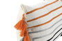DKD Home Decor Cojín Bordado Blanco de Poliéster