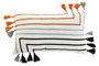 DKD Home Decor Cojín Bordado Blanco de Poliéster
