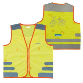 WOWOW Chaleco de Seguridad Nuty Wacky XS - Poliéster Reflectante para Niños