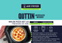 Quttin Molde Pizza 21 cm para Air Fryer (24 Unidades)