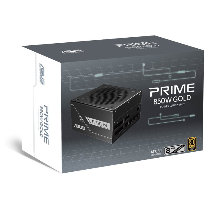 ASUS Prime 850G 850W 80+ Gold Black Edition