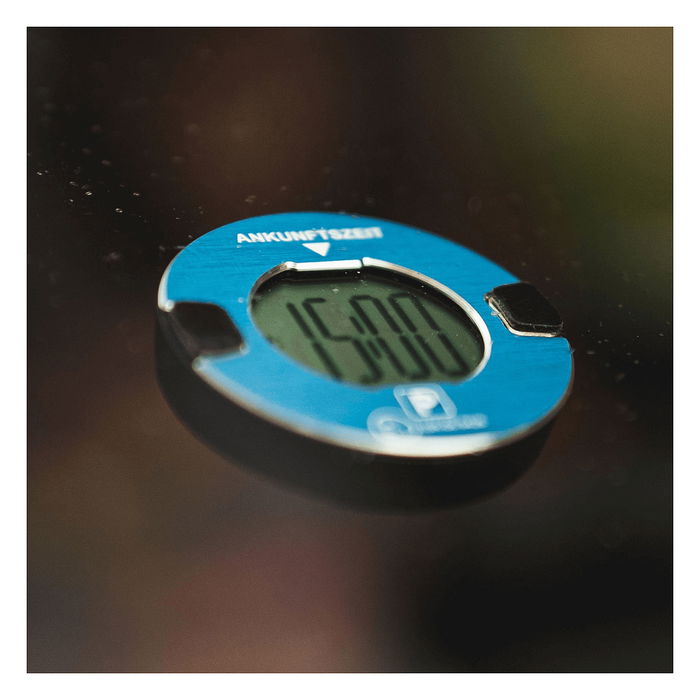 OOONO P-DISC NO1 Parquímetro Eléctrico, Funcionamiento Radar, Color Azul y Negro