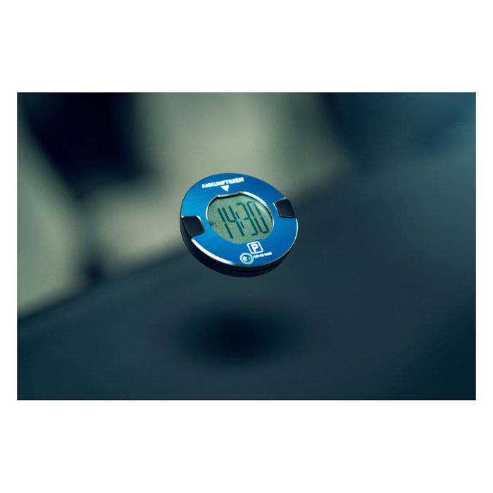 OOONO P-DISC NO1 Parquímetro Eléctrico, Funcionamiento Radar, Color Azul y Negro