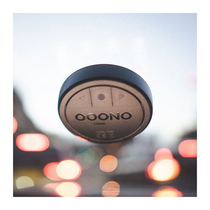 OOONO P-DISC NO1 Parquímetro Eléctrico, Funcionamiento Radar, Color Azul y Negro