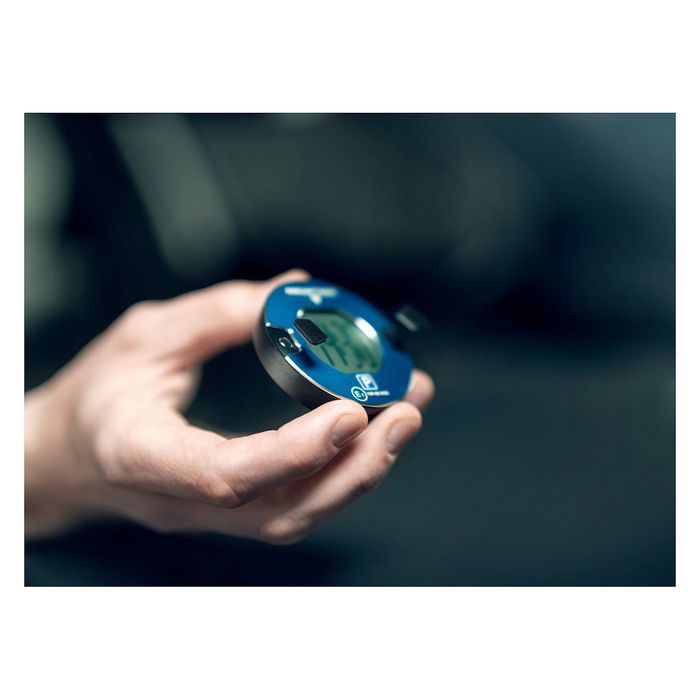 OOONO P-DISC NO1 Parquímetro Eléctrico, Funcionamiento Radar, Color Azul y Negro