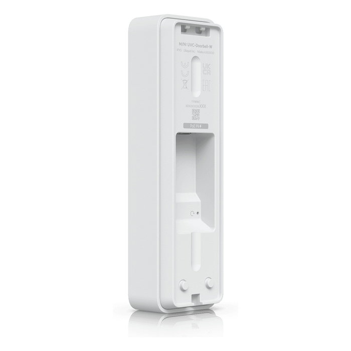 Ubiquiti UVC-Doorbell-Lite-W Timbre Vídeo 5 MP Blanco - Cámara de Seguridad Alámbrica con Visión Nocturna, PoE, Resolución 2560x1920, IPX5