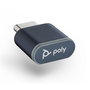 Poly Adaptador Bluetooth USB-C BT700, Dongle Bluetooth v5.1 de Alta Fidelidad para Mayor Rango y Conexión Rápida
