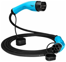Akyga AK-EC-16 Cable de carga Type2 trifásico 32A 22kW 6m
