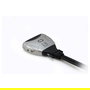 Level One KVM-0260 V2 Switch DVI/USB con Audio, Soporta 1920x1200, 2 Puertos, Negro/Gris