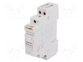 FINDER Relé de instalación biestable 24V DC 16A NA x2