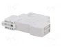 FINDER Relé de instalación biestable 24V DC 16A NA x2