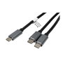 ROLINE Cable divisor USB C a 2 x USB C, 1,85 m, Negro