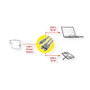 ROLINE Cable divisor USB C a 2 x USB C, 1,85 m, Negro