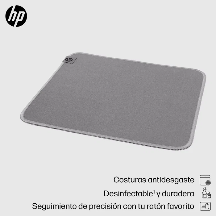 HP Alfombrilla de ratón 100 Sanitizable Gris