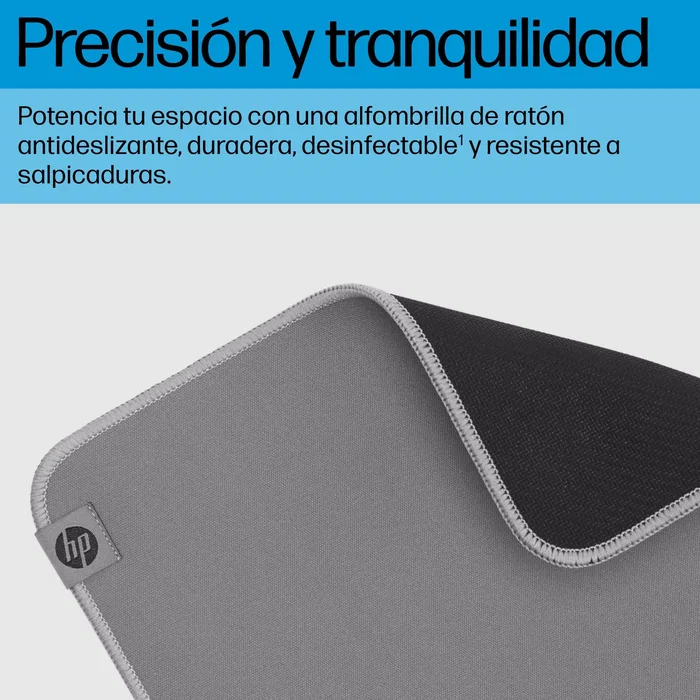 HP Alfombrilla de ratón 100 Sanitizable Gris