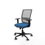 PIQUERAS Y CRESPO Silla de oficina Haches Azul claro/Gris