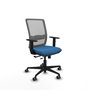 PIQUERAS Y CRESPO Silla de oficina Haches Azul claro/Gris