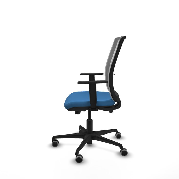 PIQUERAS Y CRESPO Silla de oficina Haches Azul claro/Gris