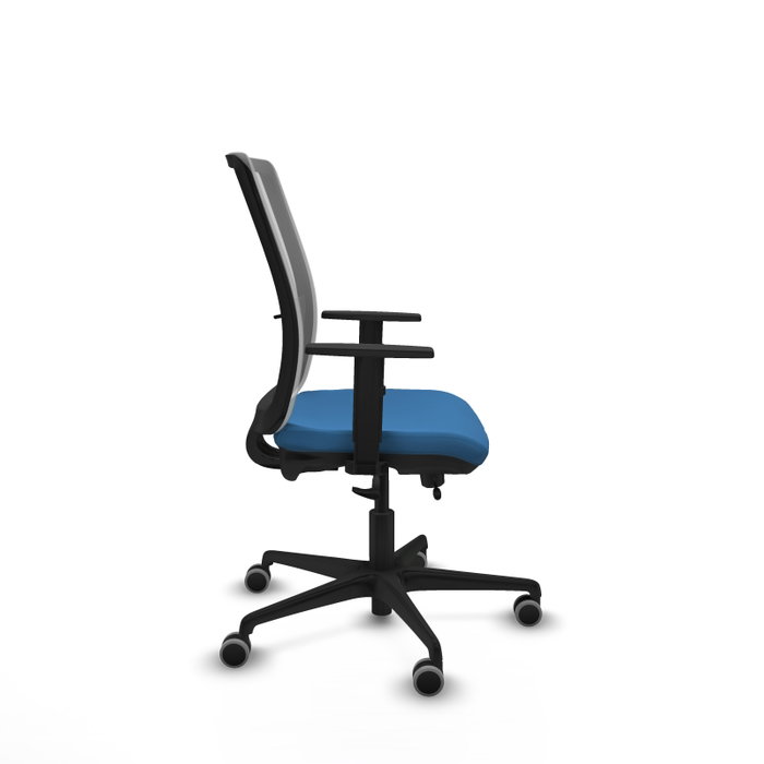 PIQUERAS Y CRESPO Silla de oficina Haches Azul claro/Gris