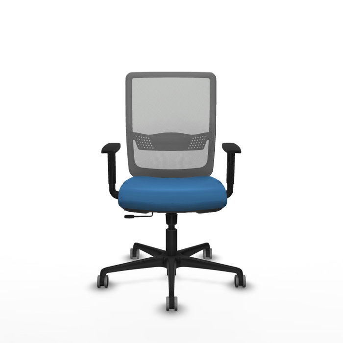 PIQUERAS Y CRESPO Silla de oficina Haches Azul claro/Gris