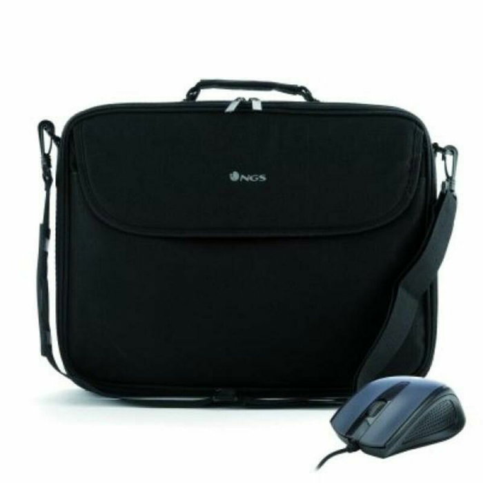 NGS Maletín Bureau Kit para Portátiles hasta 16 pulg. con Ratón Negro NGS Maletín Bureau Kit para Portátiles hasta 16 pulg. con Ratón Negro