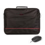 NGS Maletín Bureau Kit para Portátiles hasta 16 pulg. con Ratón Negro
