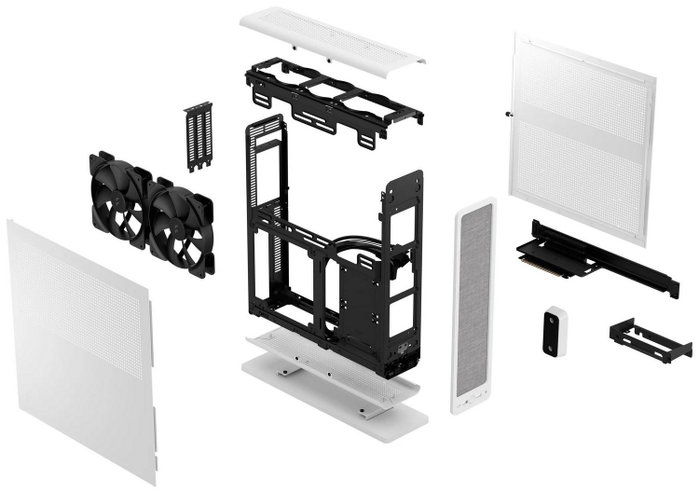 Fractal Design Ridge V2 Blanco Mini-ITX