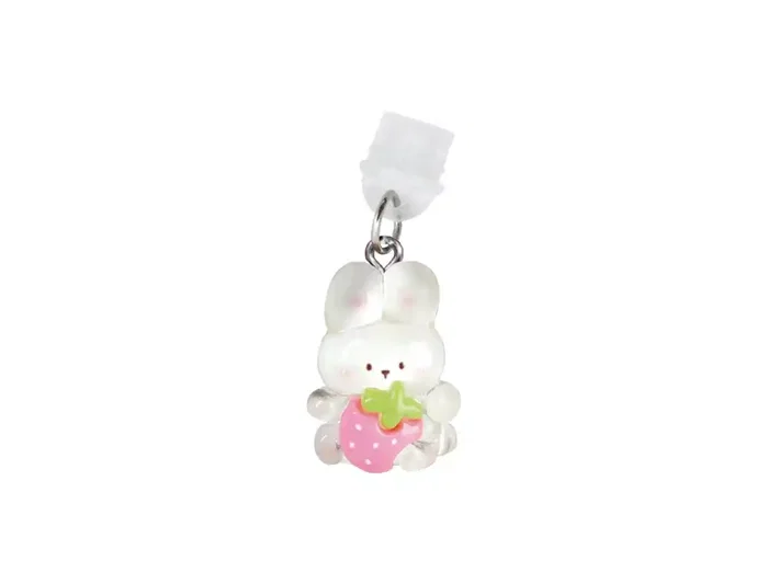 Wondee Charm Funny Type-C White Rabbit - Protector de Puerto Decorativo para Móvil, Accesorio para Smartphone, 25x10x20 mm Wondee Charm Funny Type-C White Rabbit - Protector de Puerto Decorativo para Móvil, Accesorio para Smartphone, 25x10x20 mm