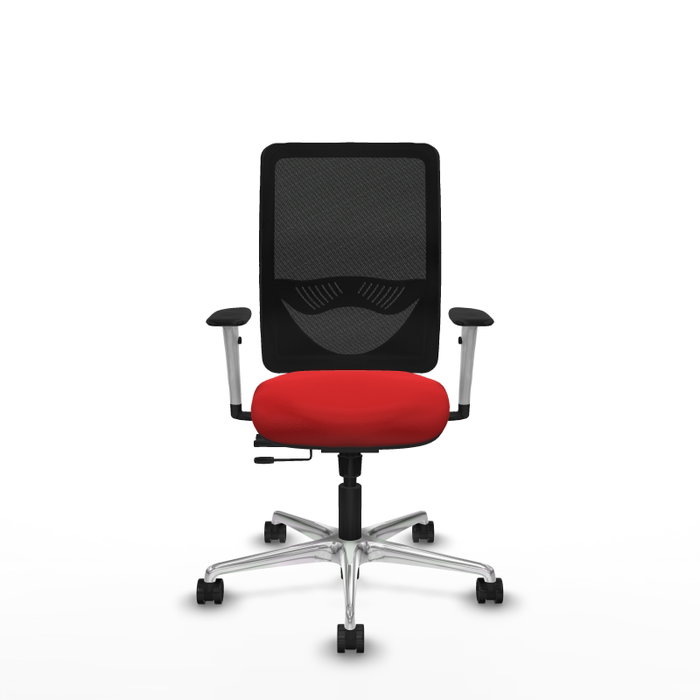 PIQUERAS Y CRESPO Silla de oficina Zulema Rojo/Negro con mecanismo Sincro/Traslack PIQUERAS Y CRESPO Silla de oficina Zulema Rojo/Negro con mecanismo Sincro/Traslack
