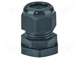 Gustav Hensel GmbH & Co. KG HENS ASS20 M20 Negro con alivio de tensión