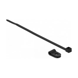 DeLOCK 18860 Abrazadera de fijación de 3,2 mm con bridas negra