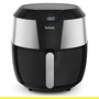 Tefal EY701D Easy Fry XXL Freidora de Aire Caliente 5.6L, 1850W, 8 Programas, Capacidad 1.6kg, 200°C, Digital, Negra/Acero Inoxidable