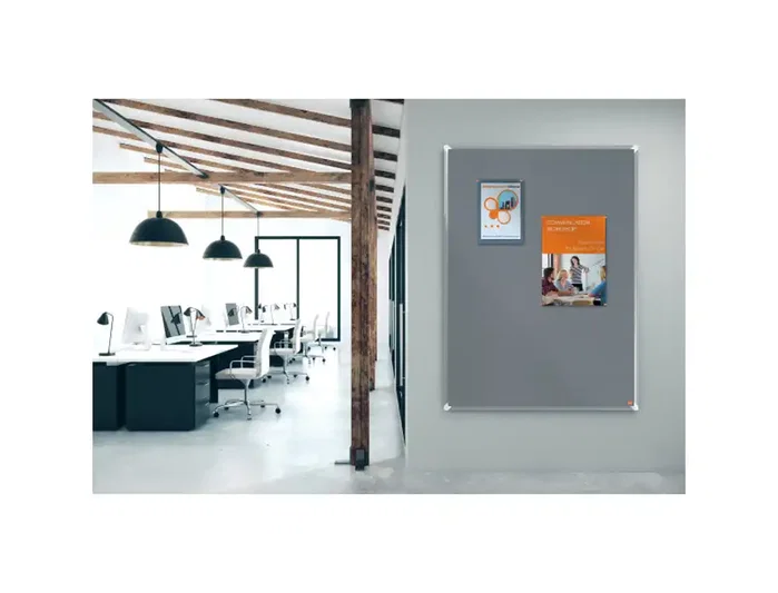Nobo Tablero de Anuncios Premium Plus de Corcho 120x90 cm con Marco de Aluminio Nobo Tablero de Anuncios Premium Plus de Corcho 120x90 cm con Marco de Aluminio