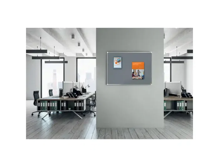 Nobo Tablero de Anuncios Premium Plus de Corcho 120x90 cm con Marco de Aluminio Nobo Tablero de Anuncios Premium Plus de Corcho 120x90 cm con Marco de Aluminio