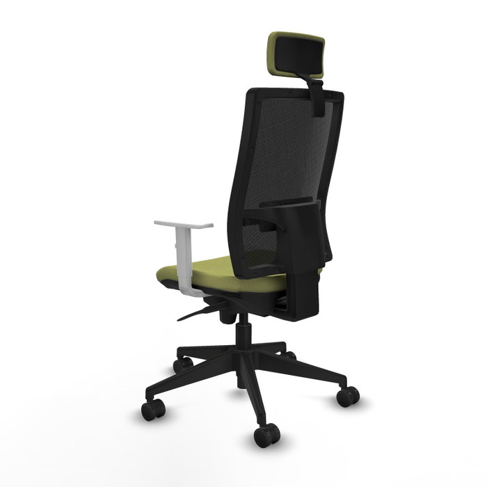 PIQUERAS Y CRESPO Silla de oficina Horna con mecanismo Sincro, Verde oliva y Negro PIQUERAS Y CRESPO Silla de oficina Horna con mecanismo Sincro, Verde oliva y Negro